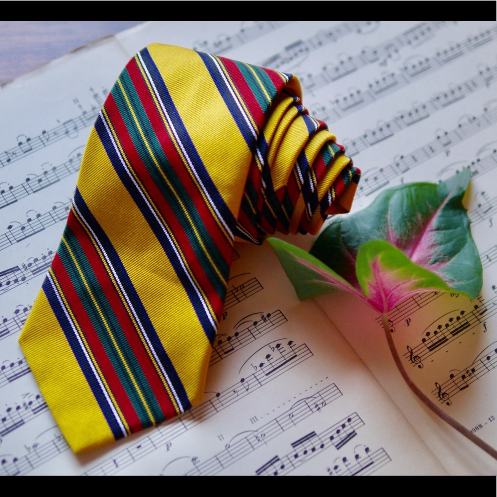 Polo Ralph Lauren 100% silk tie Made in Italy